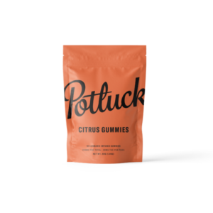 Potluck Edibles 200mg THC Gummies – Citrus
