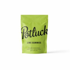 Potluck Edibles 200mg CBD Gummies – Lime