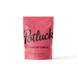 Potluck Edibles 200mg THC Gummies – Strawberry