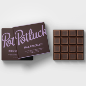 Potluck Edibles 300mg THC Chocolate – Milk Chocolate