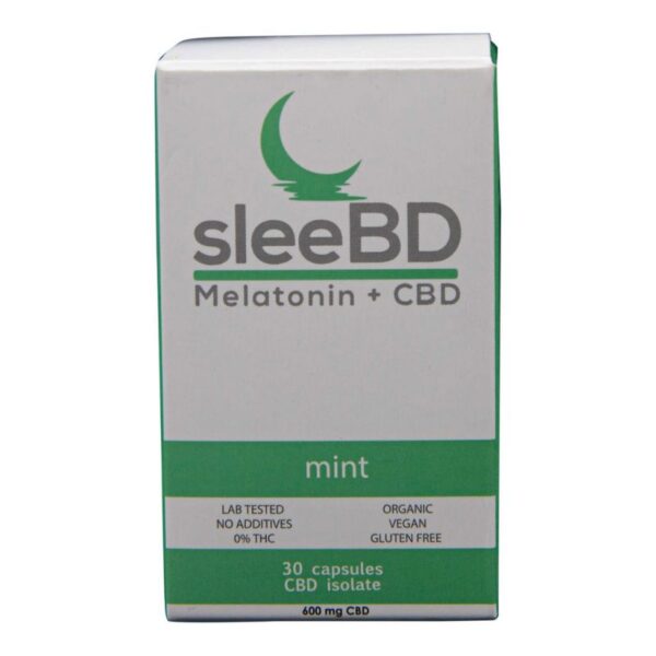 SleeBD CBD Capsules - Mint - Image 2