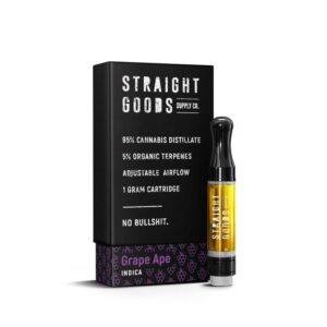 Straight Goods Supply Co THC Cartridge – Grape Ape