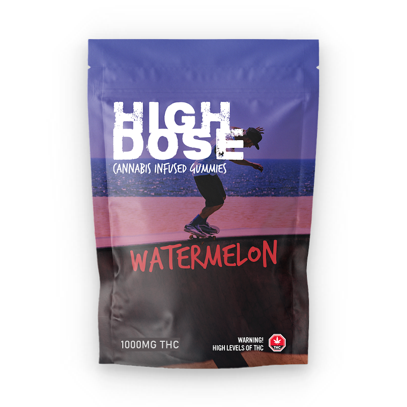 High Dose 1000mg Thc Gummy Watermelon Naked Canada