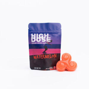 High Dose 500mg THC Gummy – Watermelon
