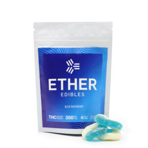 Ether Edibles 300MG THC – Blue Raspberry