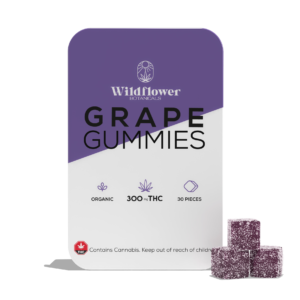Wildflower Botanicals – 300mg Grape Gummies