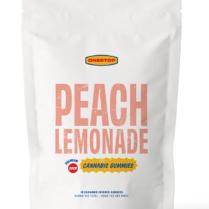 OneStop – Sour Peach Lemonade 500mg THC Gummies