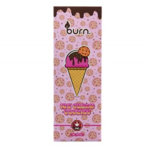 Burn 1mL Cartridge – Ice Cream Cookies THC Distillate