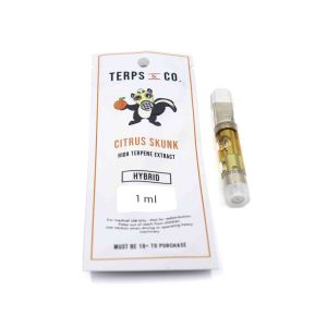 Terps & Co. 1 Gram Cartridge – Citrus Skunk (Hybrid) THC Distillate