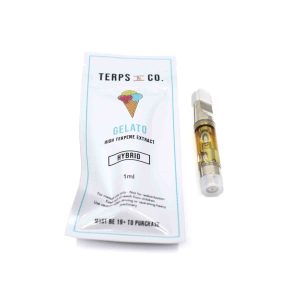 Terps & Co. 1 Gram Cartridge – Gelato (Hybrid) THC Distillate