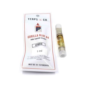 Terps & Co. 1 Gram Cartridge – Gorilla Glue #4 (Hybrid) THC Distillate