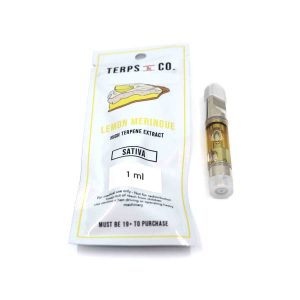 Terps & Co. 1 Gram Cartridge – Lemon Meringue (Sativa) THC Distillate