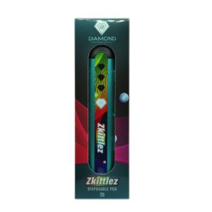 Diamond Concentrates Disposable 2 GRAM Vape Pen – Zkittlez THC Distillate