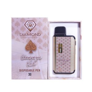 Diamond Concentrates Disposable 3 GRAM Vape Pen – Champagne Kush THC Distillate