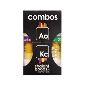 Straight Goods Supply Co. 2x1G Combo Cartridges – Alien OG + Kush Cake THC Distillate
