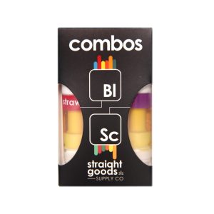 Straight Goods Supply Co. 2x1G Combo Cartridges – Blue Lavender X Strawberry Cough THC Distillate