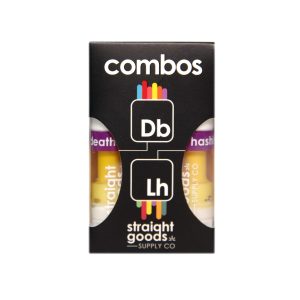 Straight Goods Supply Co. 2x1G Combo Cartridges – Death Bubba + Lebanese Hashish THC Distillate