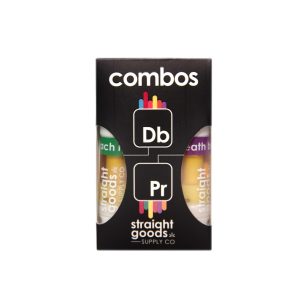 Straight Goods Supply Co. 2x1G Combo Cartridges – Death Bubba + Peach Ringz THC Distillate
