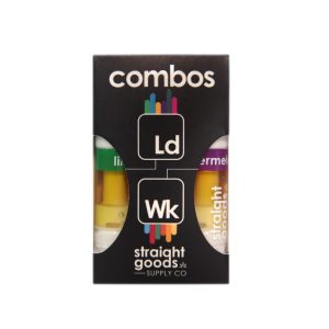 Straight Goods Supply Co. 2x1G Combo Cartridges – Lilac Diesel + Watermelon Kush THC Distillate