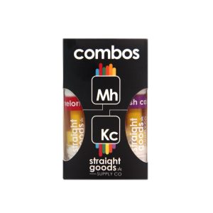 Straight Goods Supply Co. 2x1G Combo Cartridges – Melon Haze + Kush Cake THC Distillate