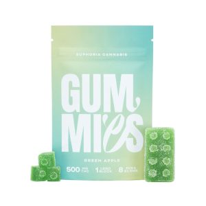 Euphoria Cannabis – Green Apple 500mg THC Gummies
