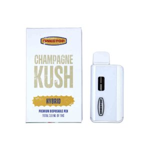 Onestop 3mL Disposable Vapes – Champagne Kush THC Distillate