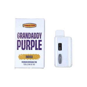 Onestop 3mL Disposable Vapes – Grandaddy Purple THC Distillate