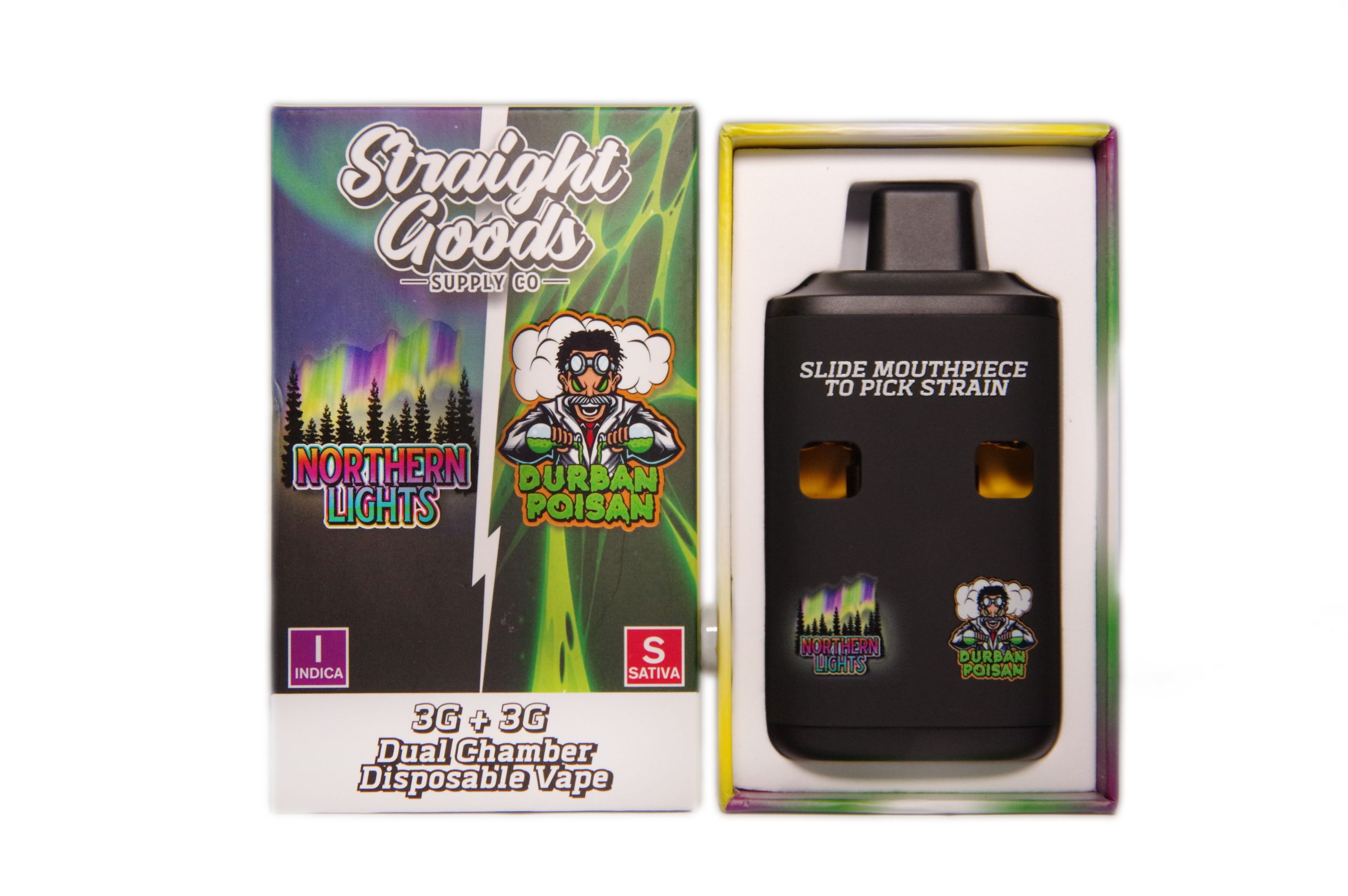 Straight Goods Supply Co. 6 Gram Dual Chamber Disposable Vapes ...