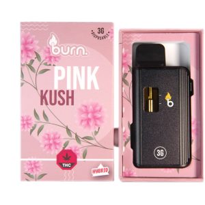 Burn 3mL Disposable Vapes – Pink Kush THC Distillate