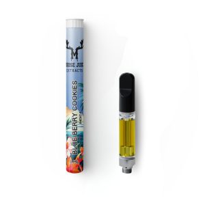Moose Juice Extracts 1mL Cartridge – Blueberry Cookies THC Distillate