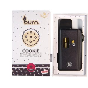 Burn 3mL Disposable Vapes – Cookie Dough THC Distillate