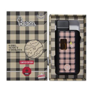 Burn 3mL Disposable Vapes – Girl Scout Cookies THC Distillate