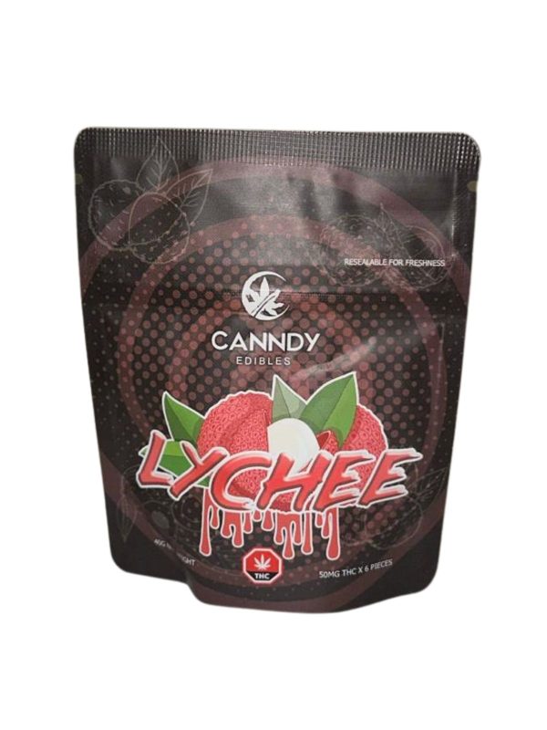 Canndy Edibles (300mg) THC Gummies - Lychee