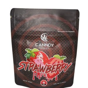 Canndy Edibles (300mg) THC Gummies – Strawberry