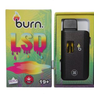 Burn 3mL Disposable Vapes – LSD THC Distillate