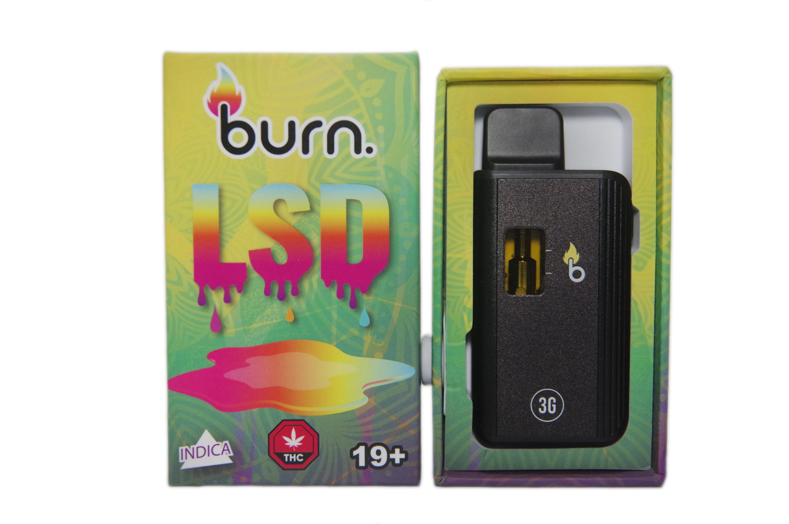 Burn 3mL Disposable Vapes – LSD THC Distillate - Naked Canada