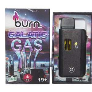Burn 3mL Disposable Vapes – Galactic Gas THC Distillate