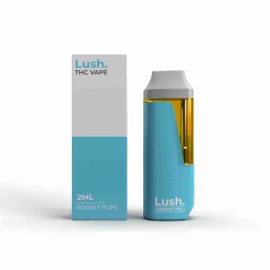 LUSH 2ml Disposable Vapes – Rocket Pops (Hybrid) THC Distillate